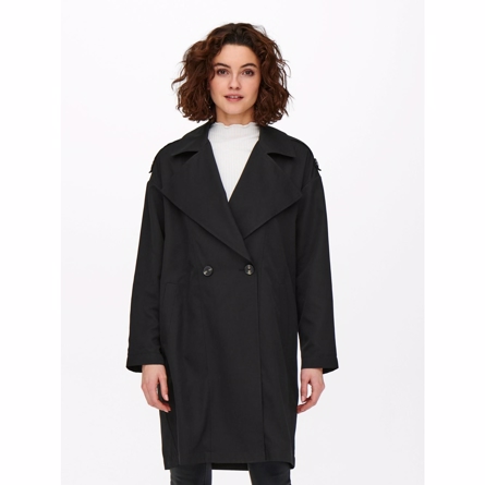 ONLY Trenchcoat Line Black